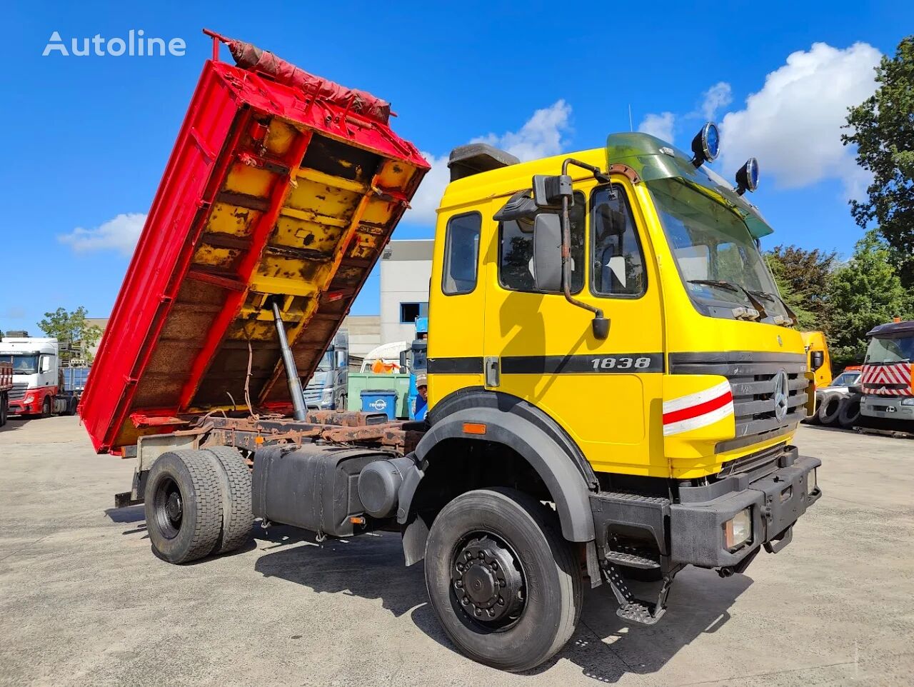 Mercedes-Benz SK 1838 V8 AK 4X4 dump truck