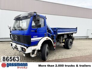 camion-benne Mercedes-Benz SK 1922 AK 4x4 mit Kran Atlas AK 60.1, EX-THW!