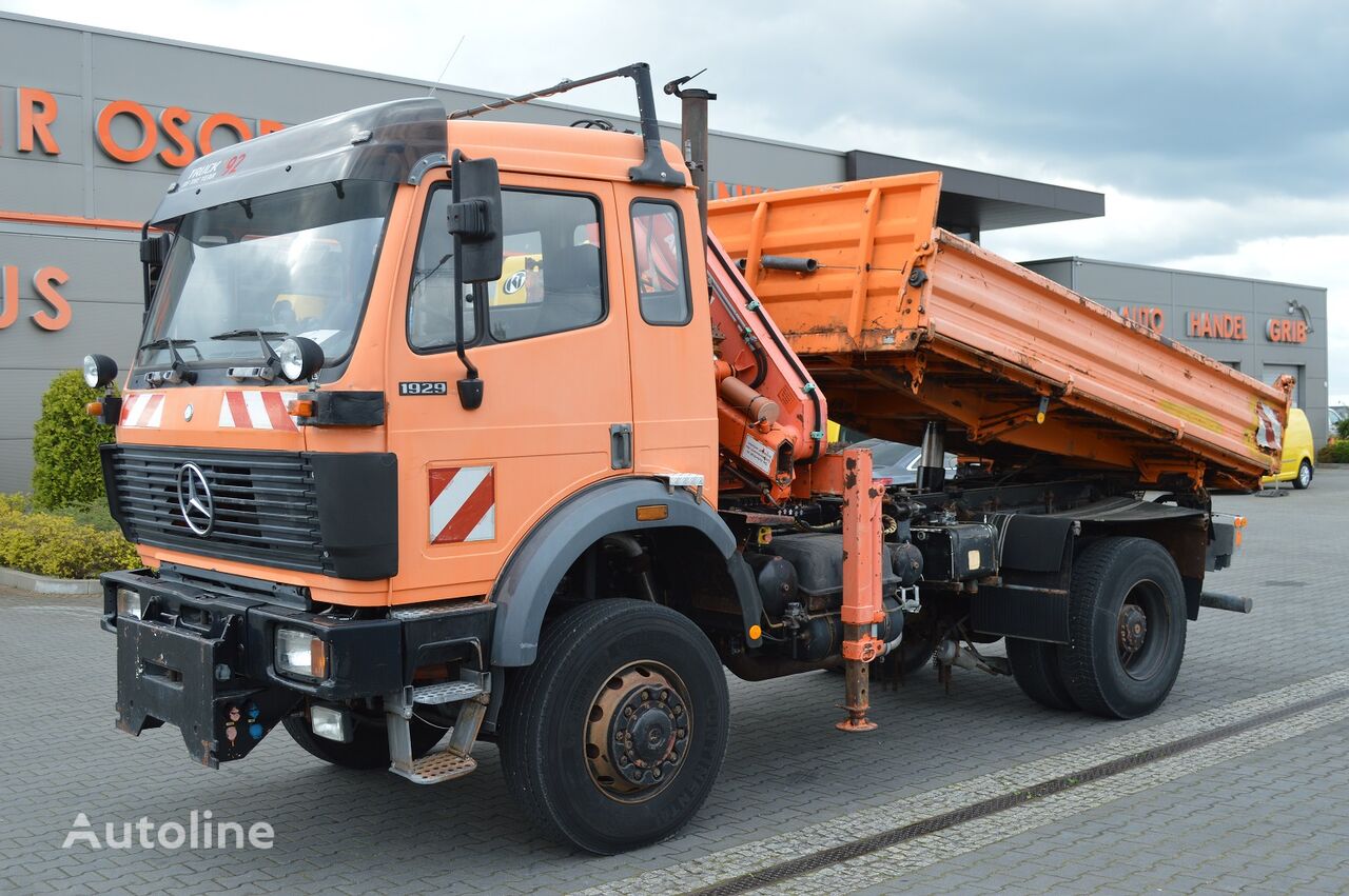 Mercedes-Benz SK 1929 WYWROTKA 4x4 HDS ATLAS 60.1 dump truck