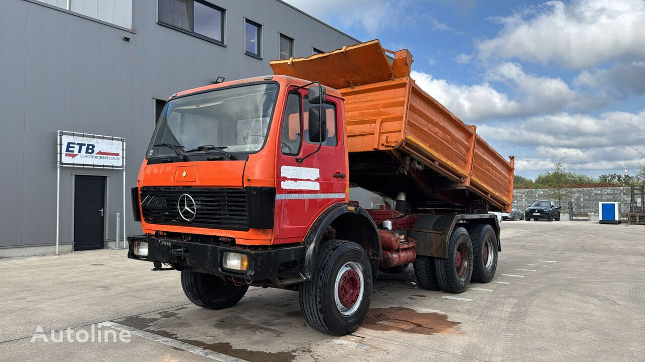 Mercedes-Benz SK 2628 (GRAND PONT / LAMES / V8 / POMPE MANUELLE) kipper vrachtwagen