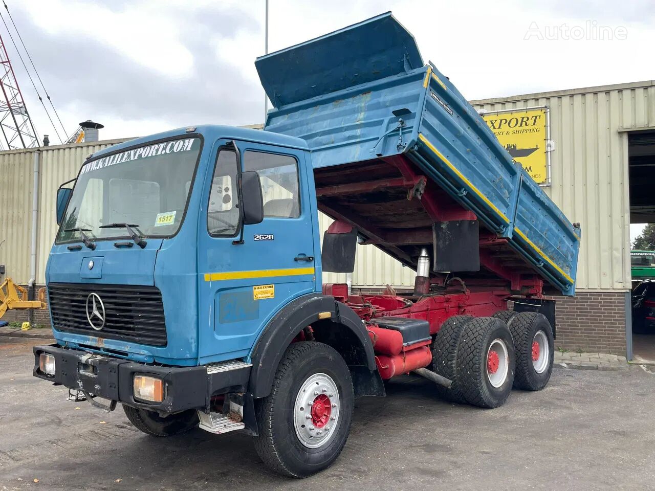 camion-benne Mercedes-Benz SK 2628 Kipper 6x4 V8 ZF Big Axle Good Condition