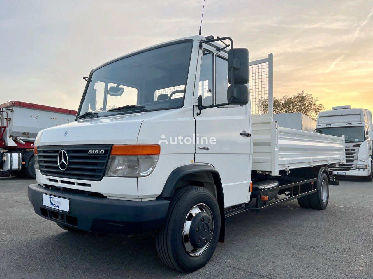 کامیون کمپرسی Mercedes-Benz Vario 816 816/AHK/ Blatt-Blatt /Radstand 4250mm