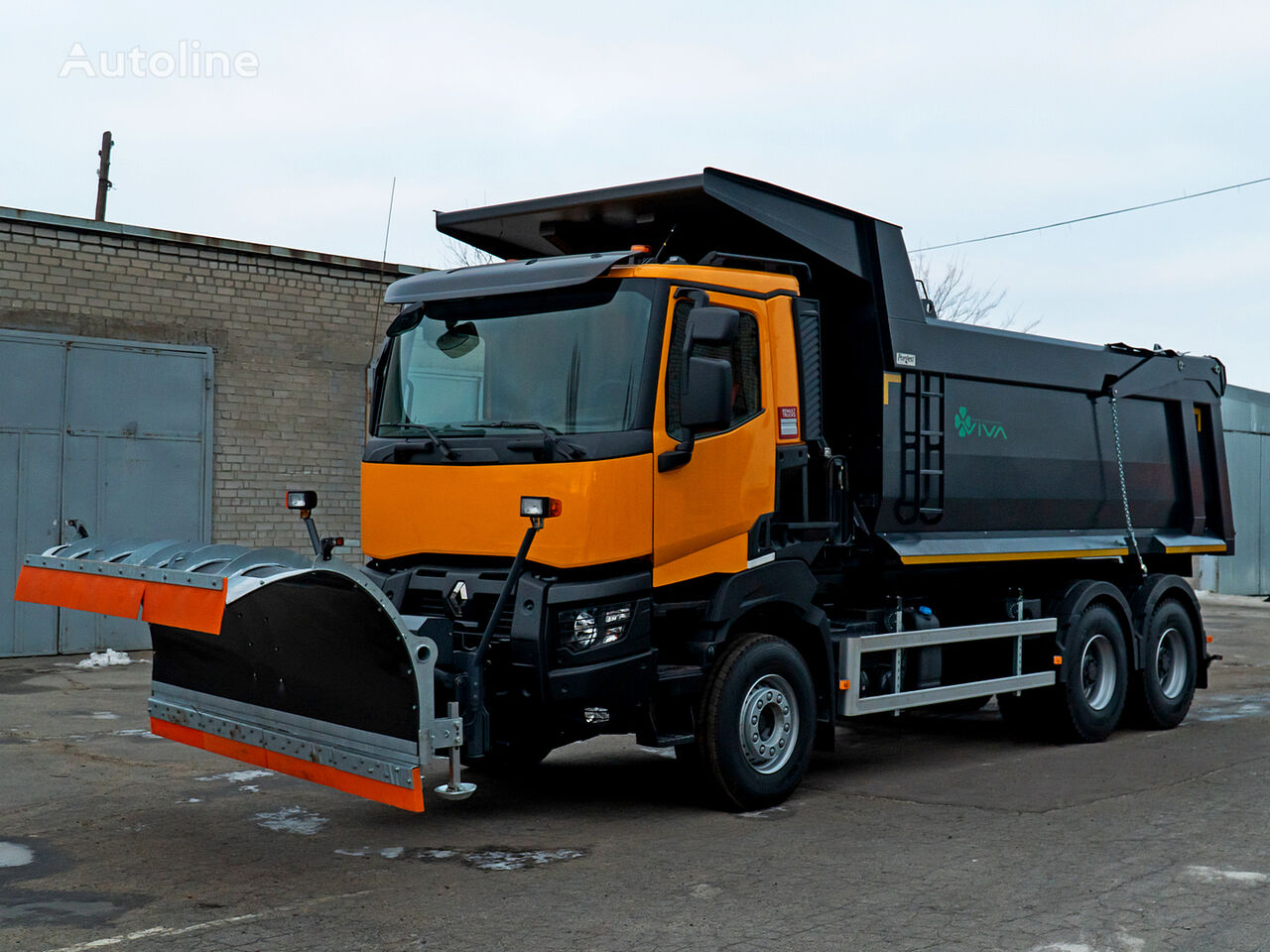 new Renault K dump truck