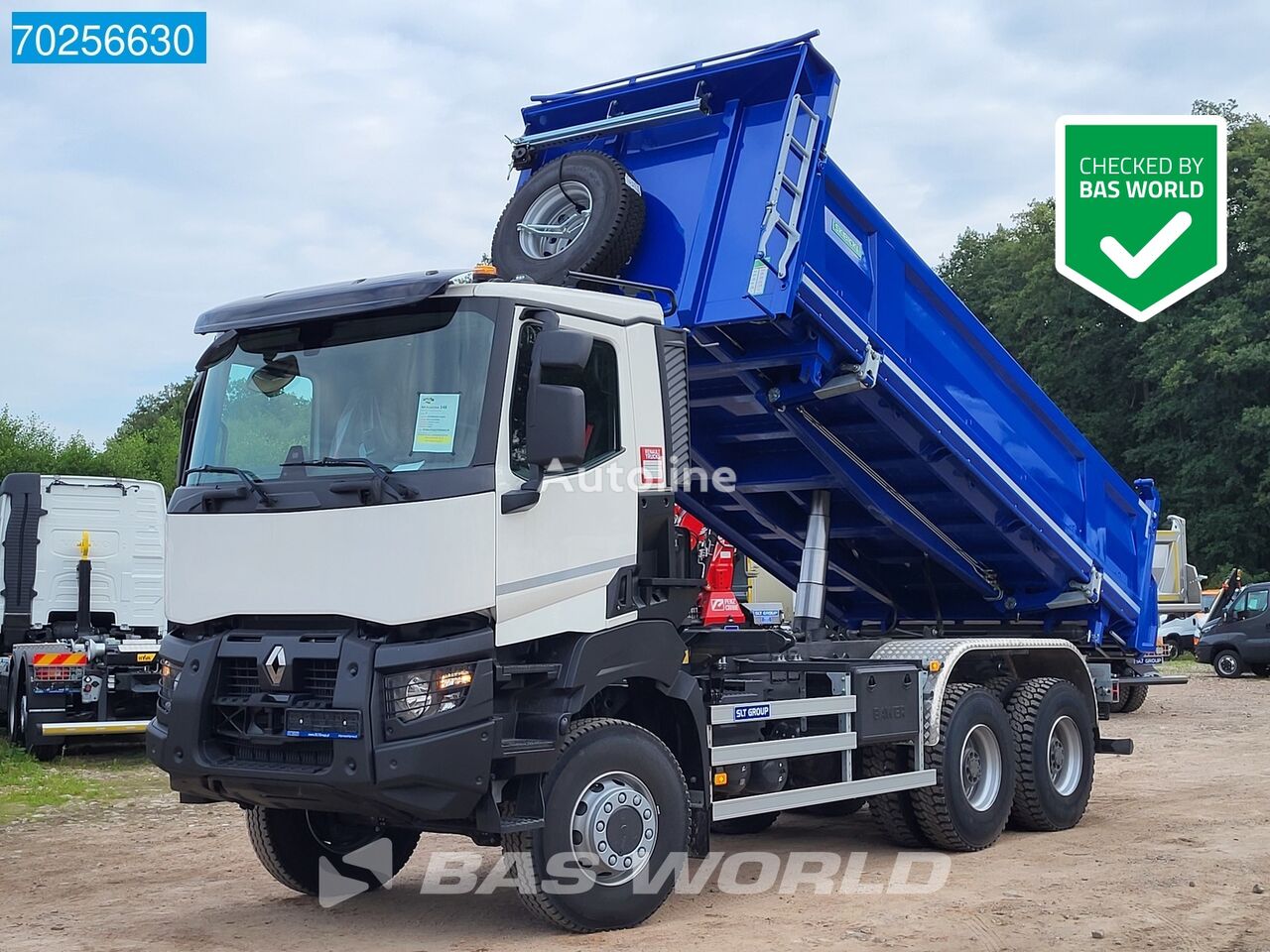 新自卸车 Renault K 430 6X6 6x6 13m3 Big-Axle 3-Seiten Euro 6