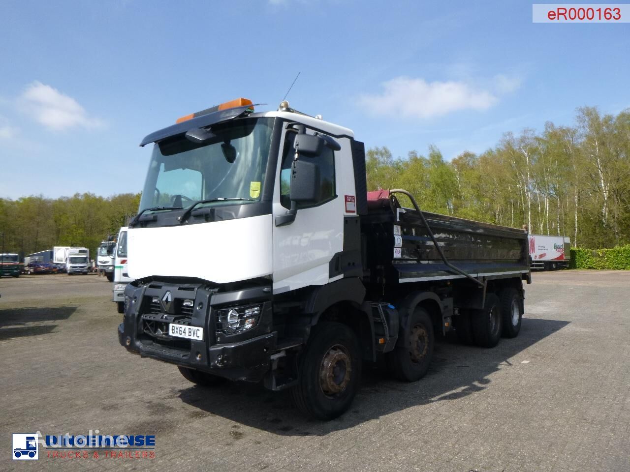 camion-benne Renault K 430 8x4 RHD tipper