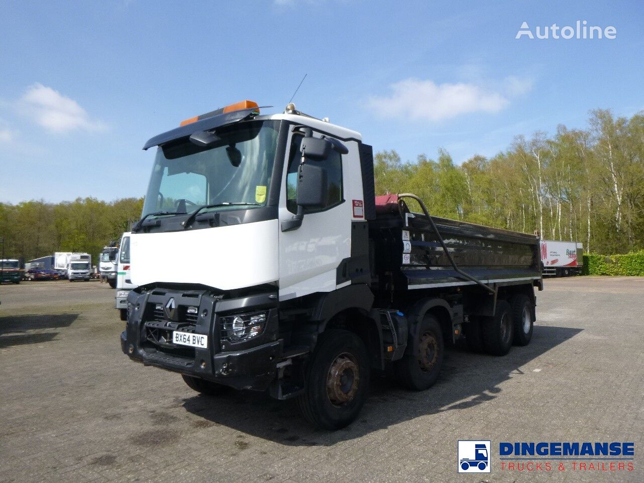 Camion-benne Renault K 430 8x4 RHD tipper - Autoline