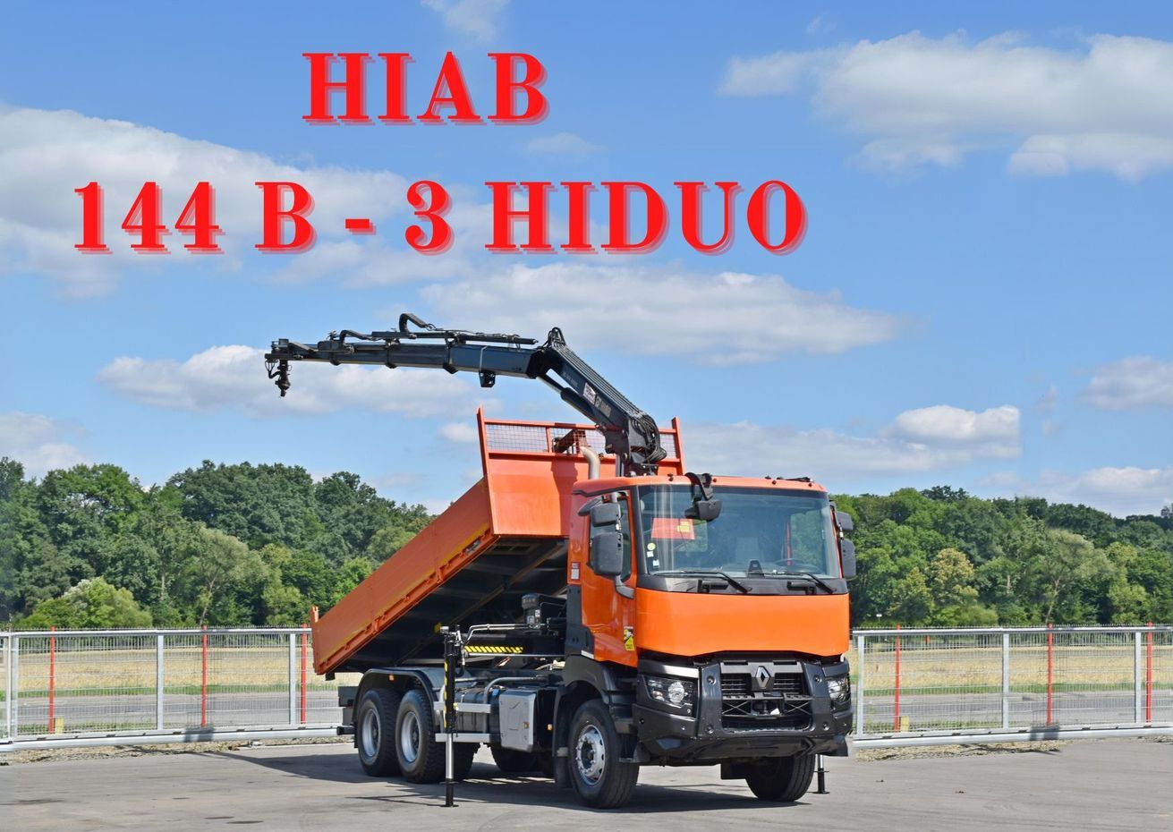 Renault K 430 * HIAB 144 B-3 HIDUO + FUNK / 6x4 Muldenkipper