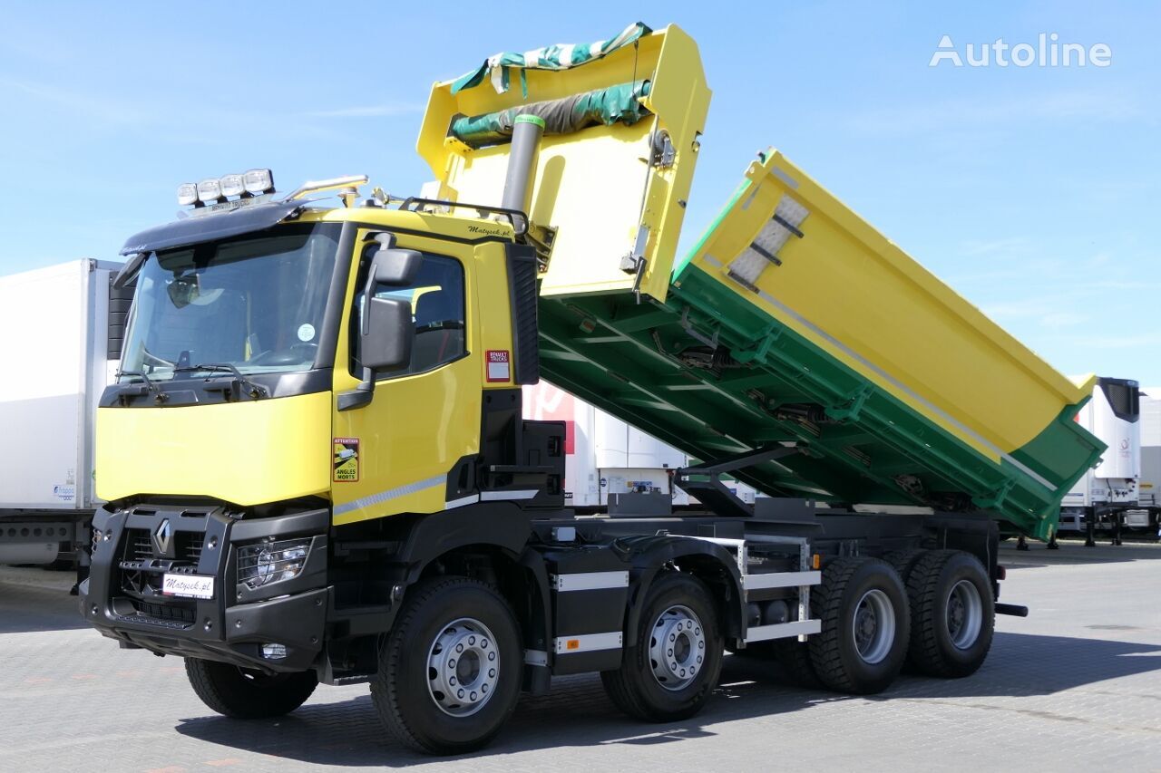 savivartis sunkvežimis Renault K520 Tipper 8x4