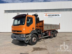 Renault KERAX Camion Benne Avec Grue dump truck