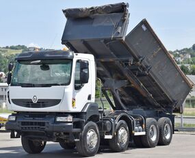 самосвал Renault KERAX DXI 460- 8x4 -VOLVO FMX trojstranný sklápač