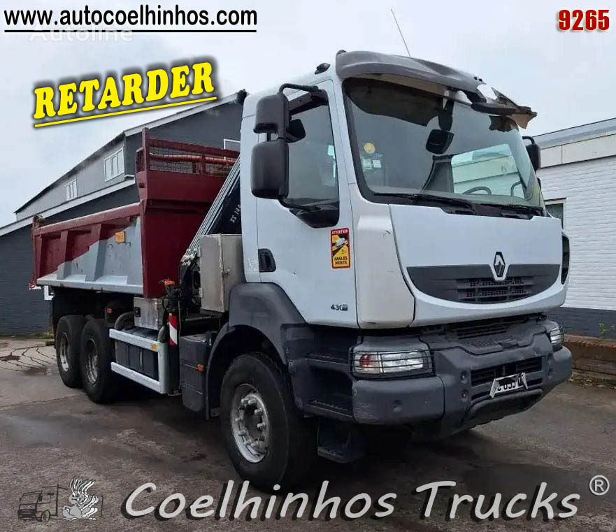 Renault Kerax 430 + Hiab 144XS dump truck