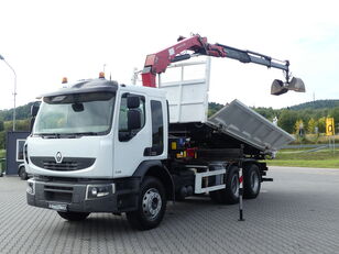 самосвал Renault LANDER 430 DXI 6x4 / WYWROTKA 2 STR + HDS SKŁADANY W Z / HYDROBU