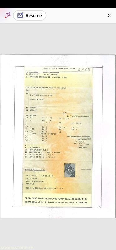 2005 Renault Midlum-46645035