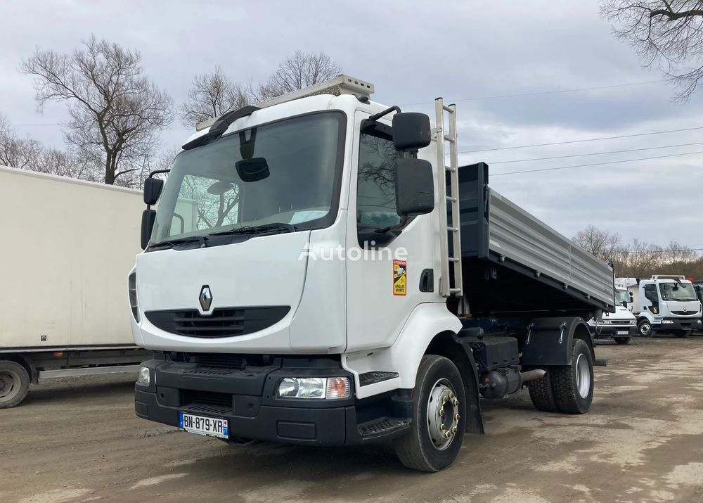 autobasculantă Renault Midlum DXI Wywrotka Kiper 3 strony