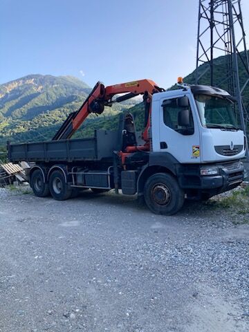 camion-benne Renault Premium 450