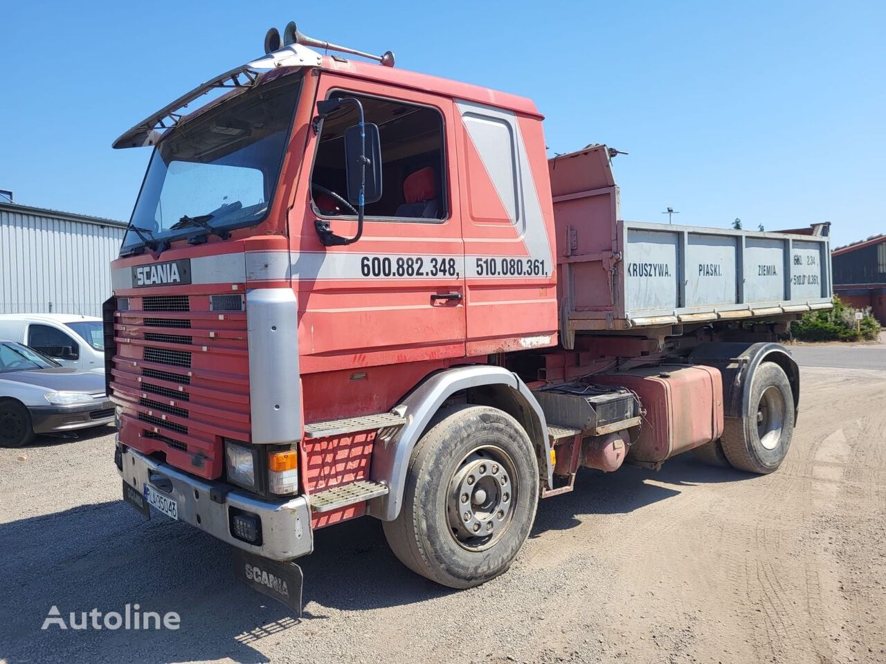 Scania 112 dump truck