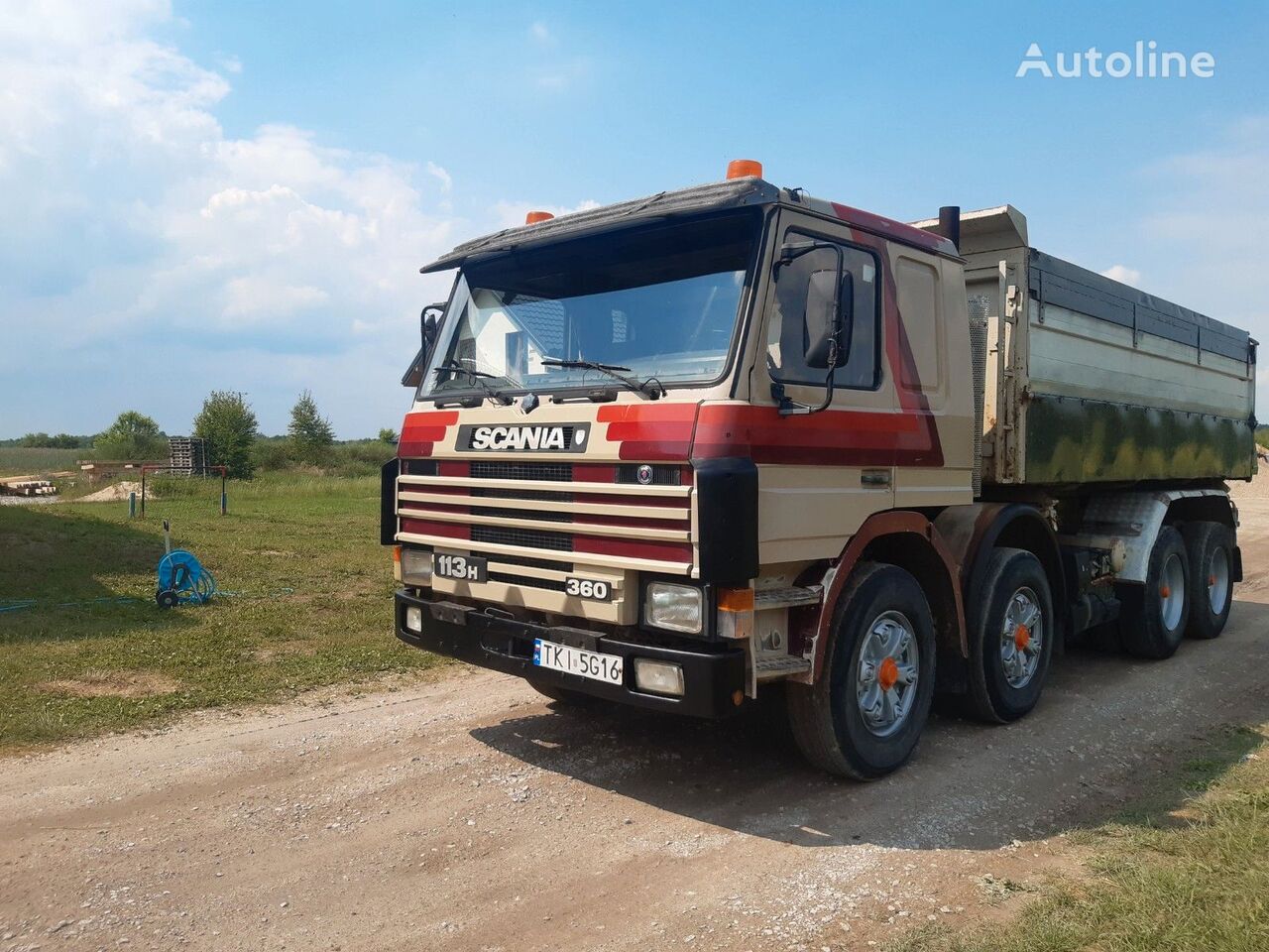 Scania 113 H 360 (LHD) volquete