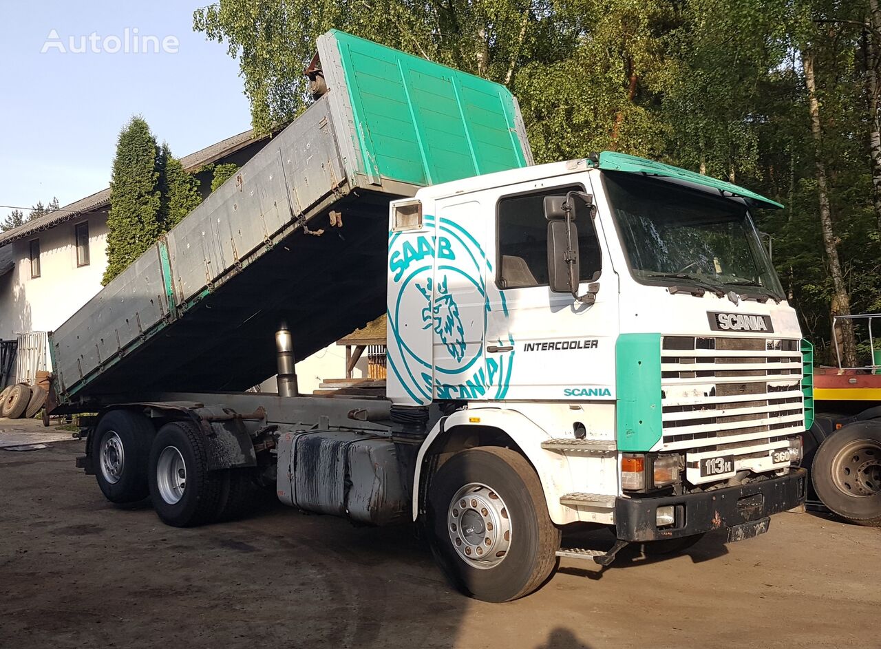 ανατρεπόμενο φορτηγό Scania 113 H 360 Tipper Full Spring