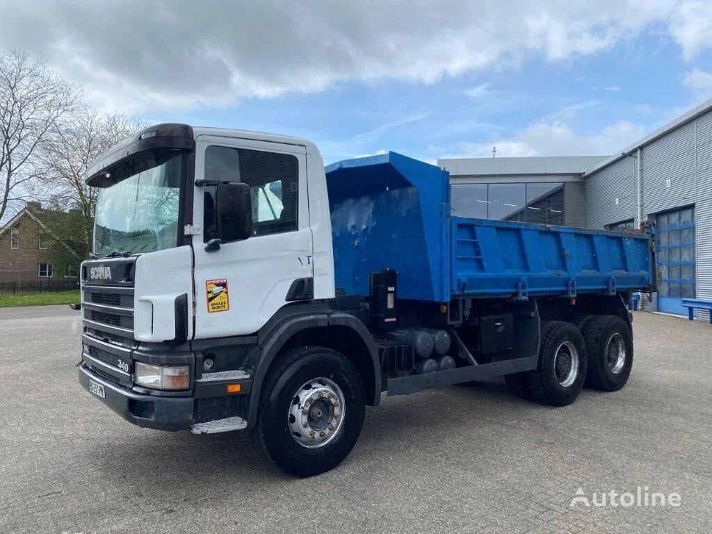 Scania 114-340 / 6X4 / BIG AXLE / FULL-STEEL / TIPPER / TUV:07-02-2025  volquete