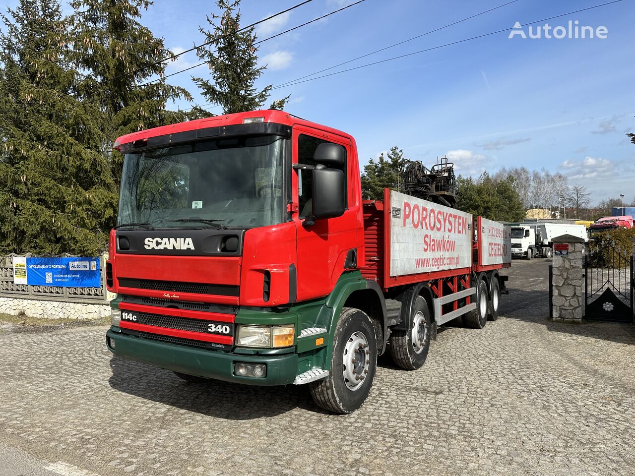 самосвал Scania 114 340 8x4 SPRING, MANUAL