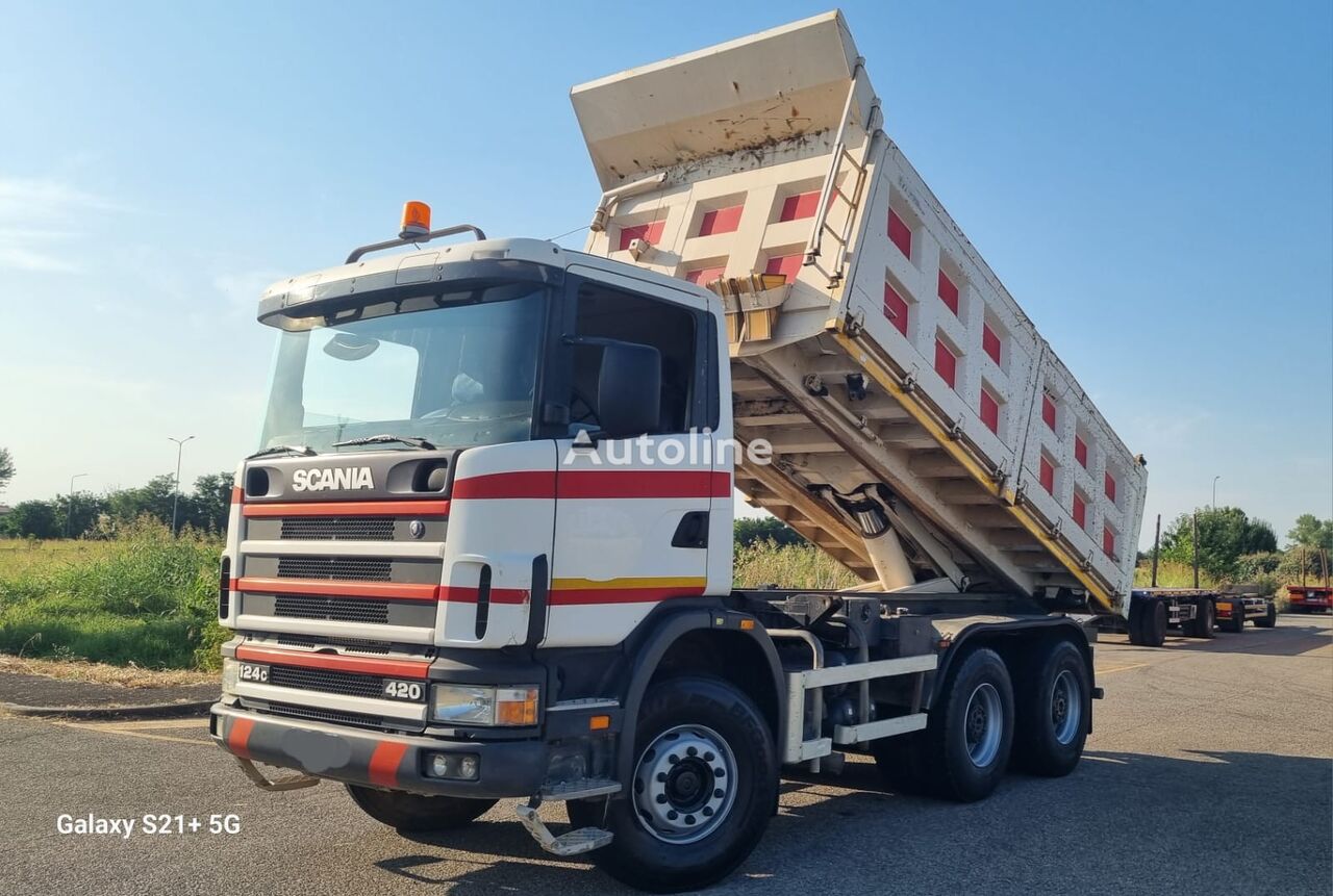 Scania 124 420 volquete