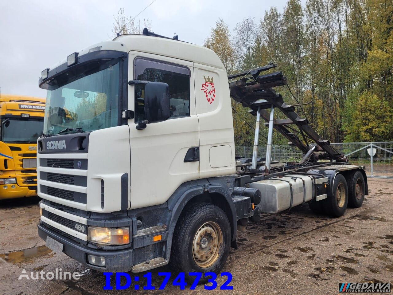 Scania 144 kipper vrachtwagen