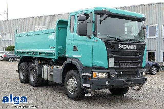 Scania G 410 6x4, Klima, Standheizung, 3 Pedale, Hydr. Muldenkipper