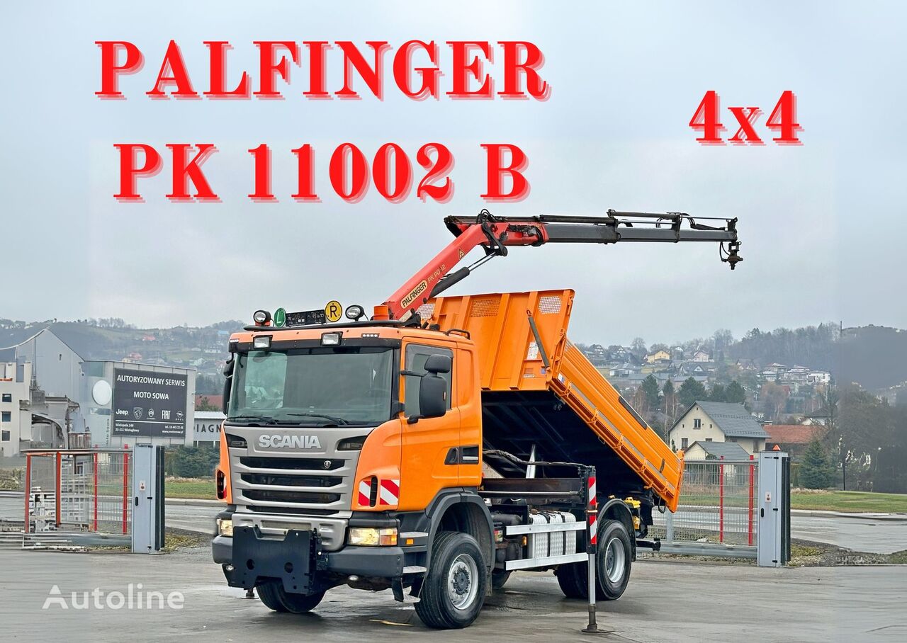 Scania G360 Kipper 4,10m *PK 11002 B + FUNK *4x4 billenős teherautó