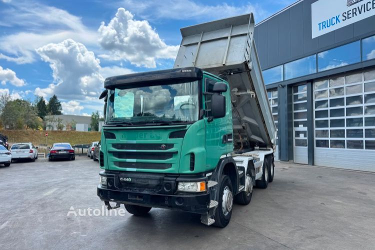 Camion-benne Scania G440 8x4 Trösch 3S - Autoline