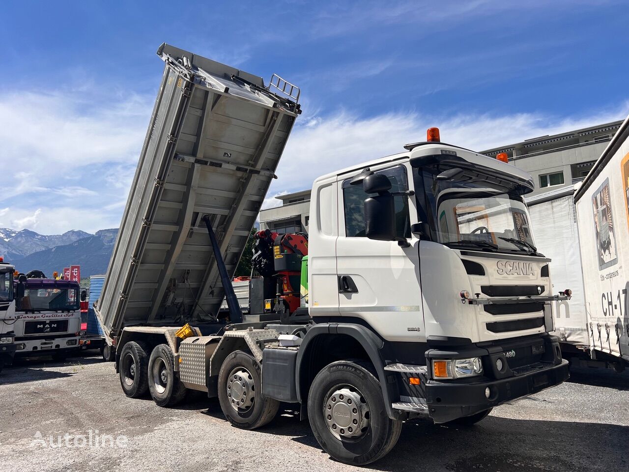 Scania G480 kipper vrachtwagen