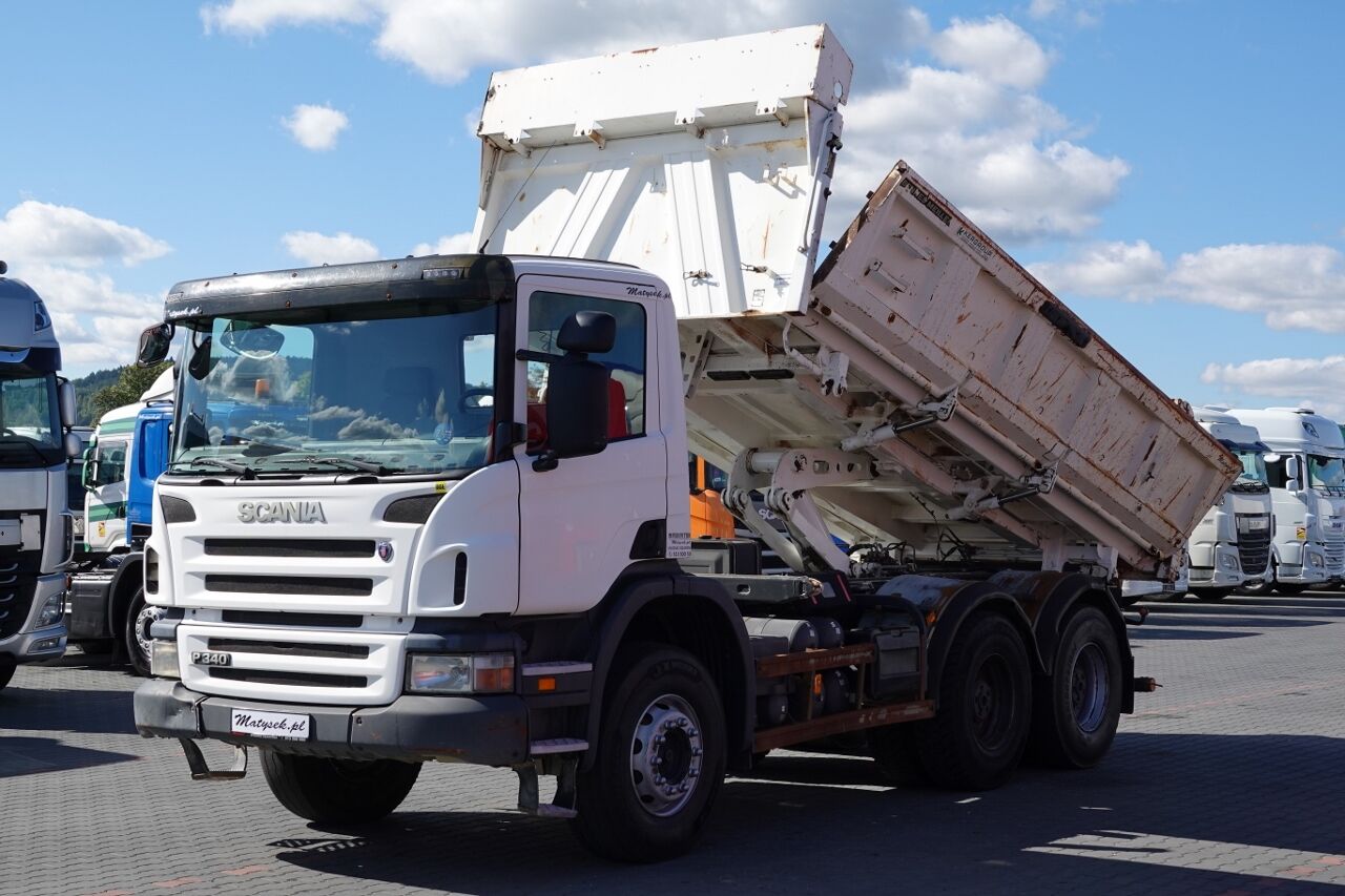 Scania P 340 / 6x4 / WYWROTKA / HYDROBURTA / BORDMATIC / MANUAL / 2010  dump truck