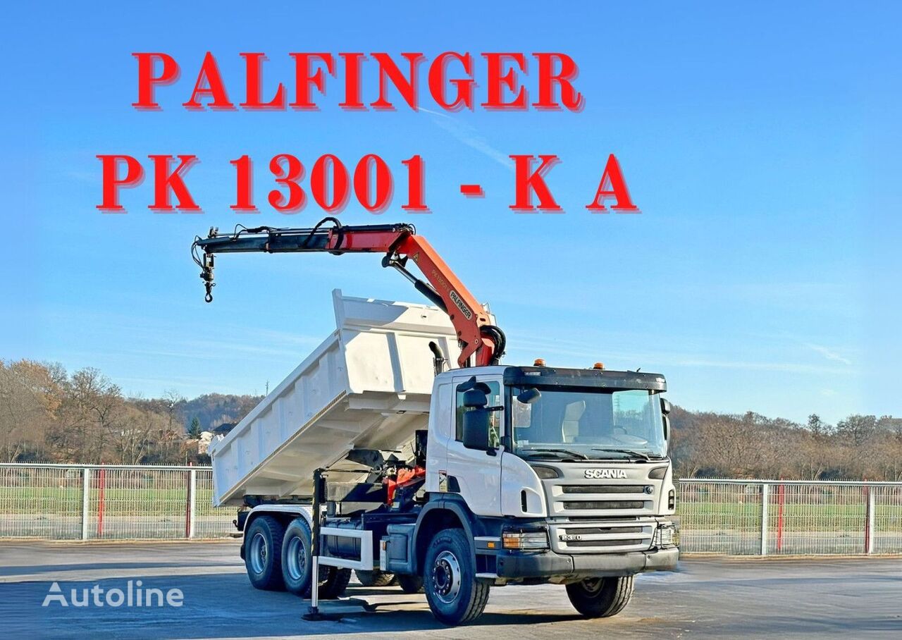 camião basculante Scania P 360 Kipper 4,70 m * PK 13001-KA  + FUNK * 6x4