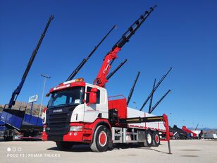 самосвал Scania P 400 6X2 GRUA HIAB 211 HIPRO EURO 5