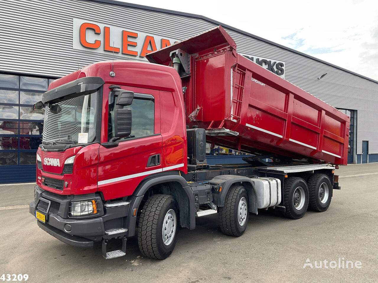 Scania P 410 8x4 Kipper Just 111.734 km! tippbil