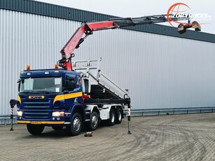 Scania P 420 8x4 - 29TM Kraan, 3 pedalen - Kipper, Tipper, Benne kipper vrachtwagen