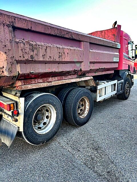 Scania P114 *6x2 *FULL STEEL *MANUAL  dump truck