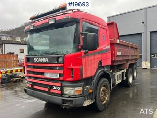 Scania P114 6x2 Tipper truck w/ extra hydraulics in front WATCH VIDEO dump truck