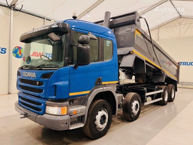 camion-benne Scania P370 8x4 Sleeper Cab Steel Tipper