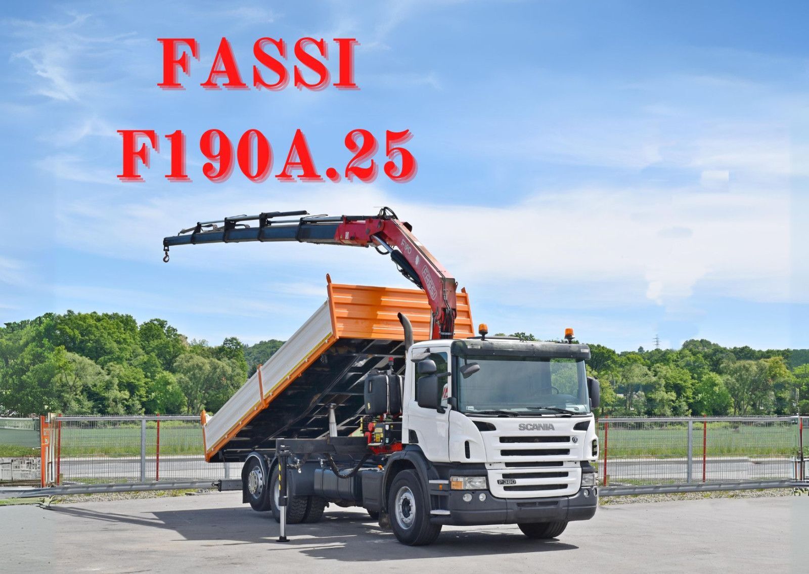 Scania P380  dump truck