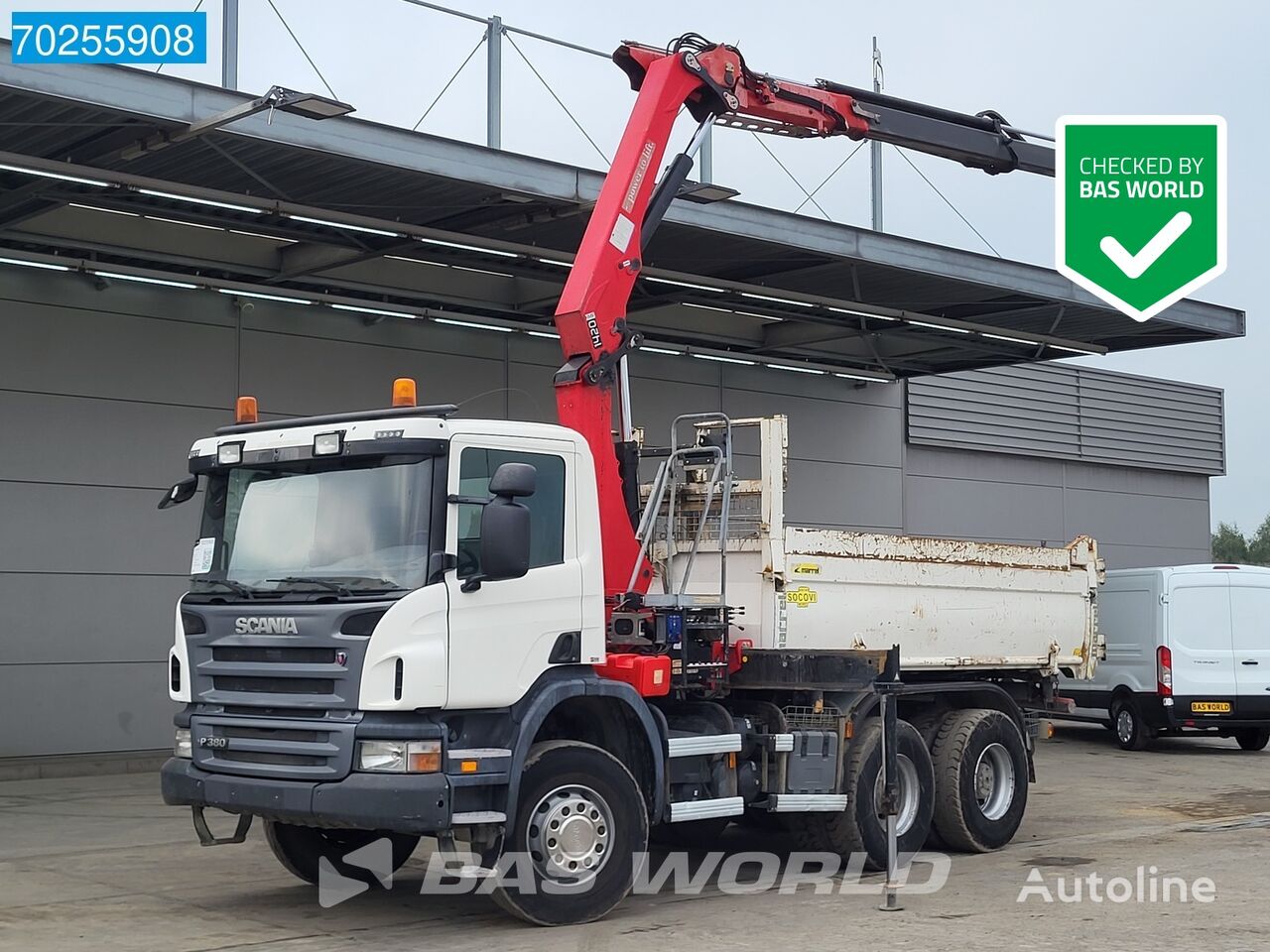 自卸车 Scania P380 6X4 HMF 1420-K2 Remote Full Steel Manual Big-Axle