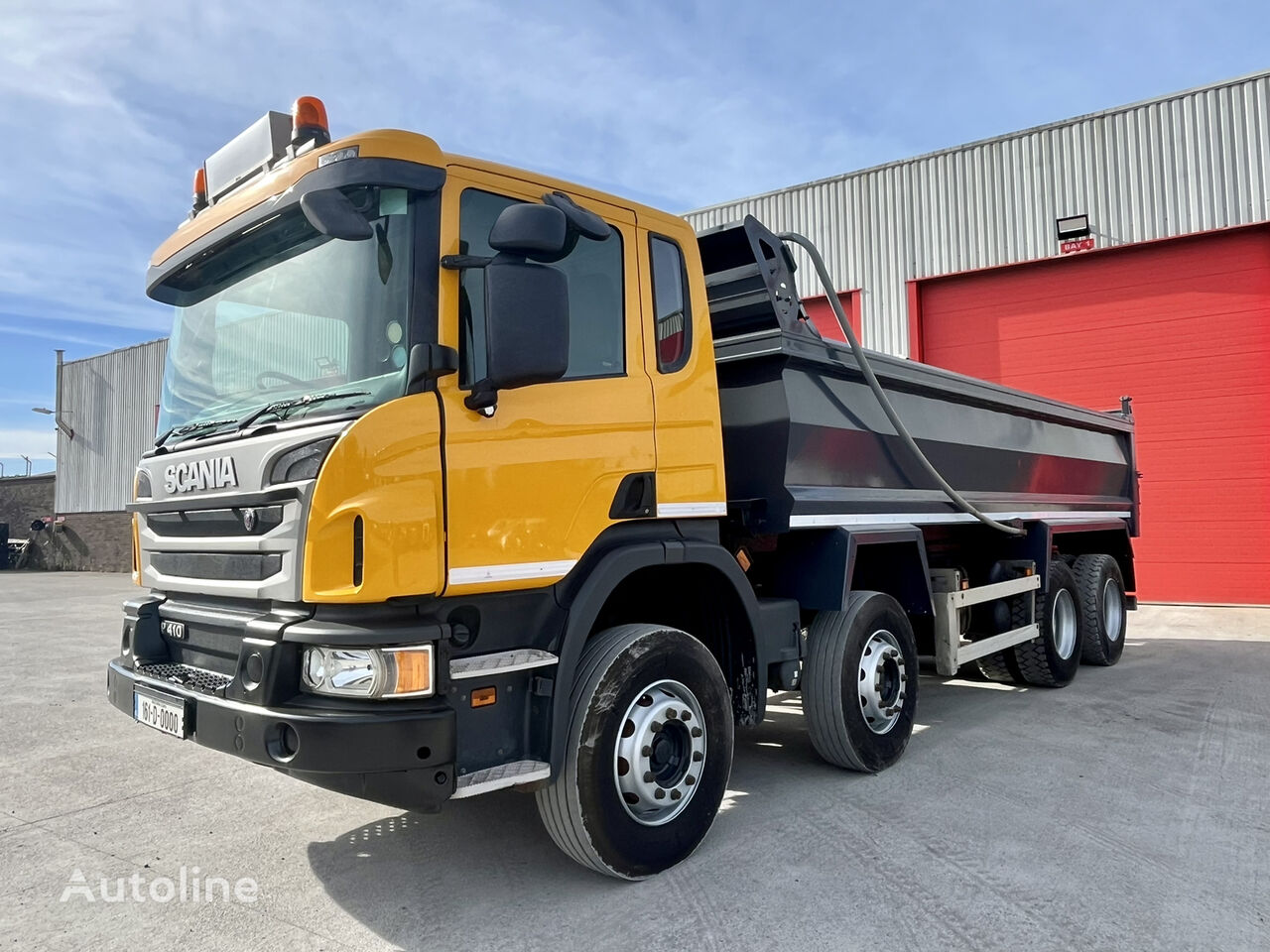 Scania P410 dump truck