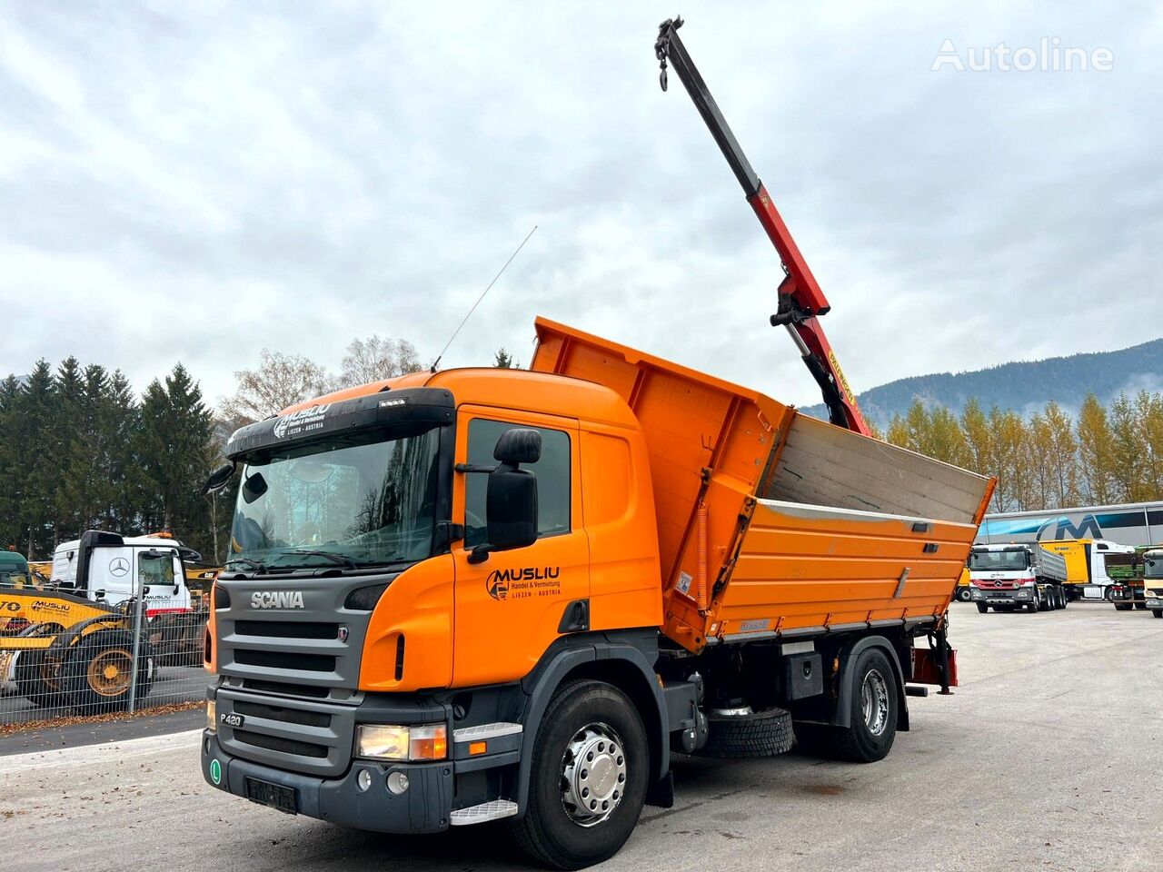 Scania P420  dump truck