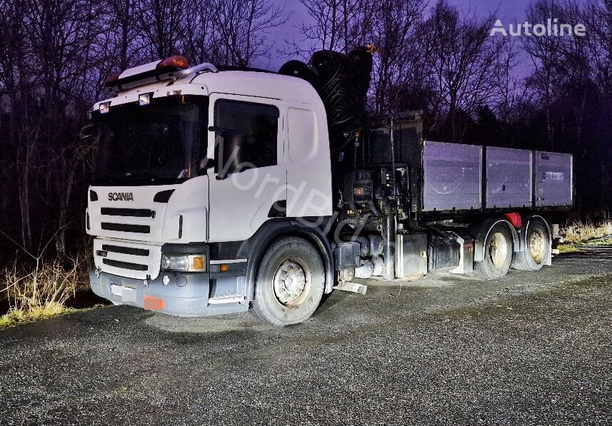 самосвал Scania P420 *6x2 *DUMPER / TRACTOR *HIAB 288+JIB *27m *TRAILER