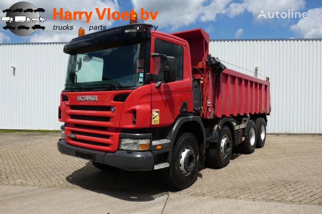 Scania P420 8x4 dump truck