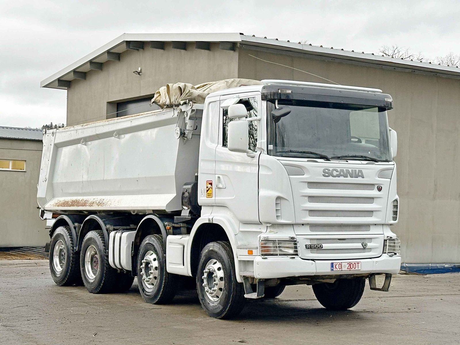 شاحنة قلابة Scania R 500 Kipper * 8x4 * TOPZUSTAND !