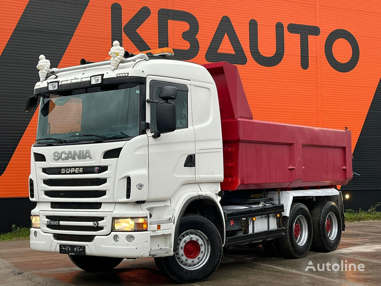 Scania R 560 6x4 RETARDER / FULL STEEL / DRUM BRAKES Muldenkipper