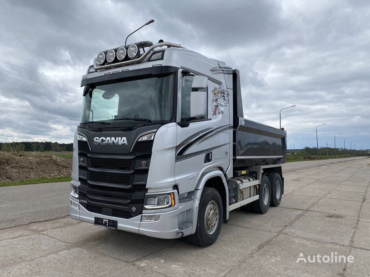 камион самосвал Scania R 580