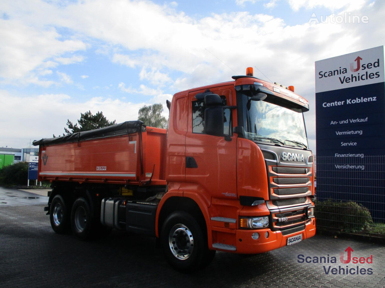 xe ben Scania R 580 - 6x4 - V8 - KEMPF DSK - ALCOA