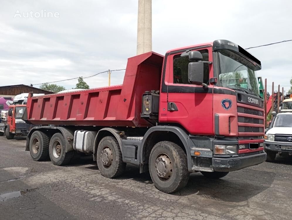 Scania R124/470 sklápěč 8x4 dump truck