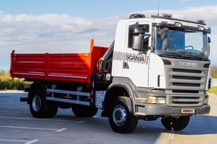 Scania R380 4X4 TROJSTRANNÝ SKLÁPAČ + HYDRAULICKÁ RUKA EU4 kippiauto